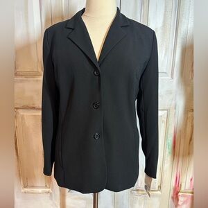 NWT Joan Leslie Classic Black Women's Blazer